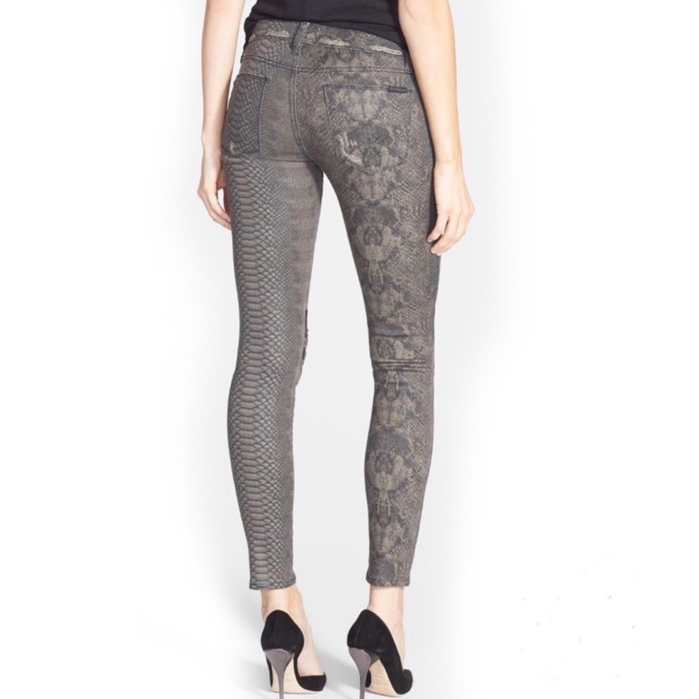Hudson Krista Python Distressed Jeans - image 3